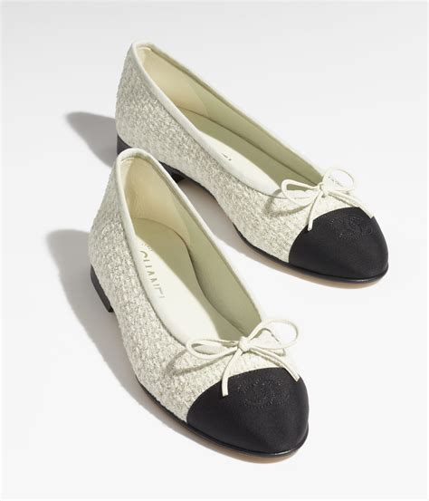 chanel ballet flats tweed|Chanel ballet flats size 41.